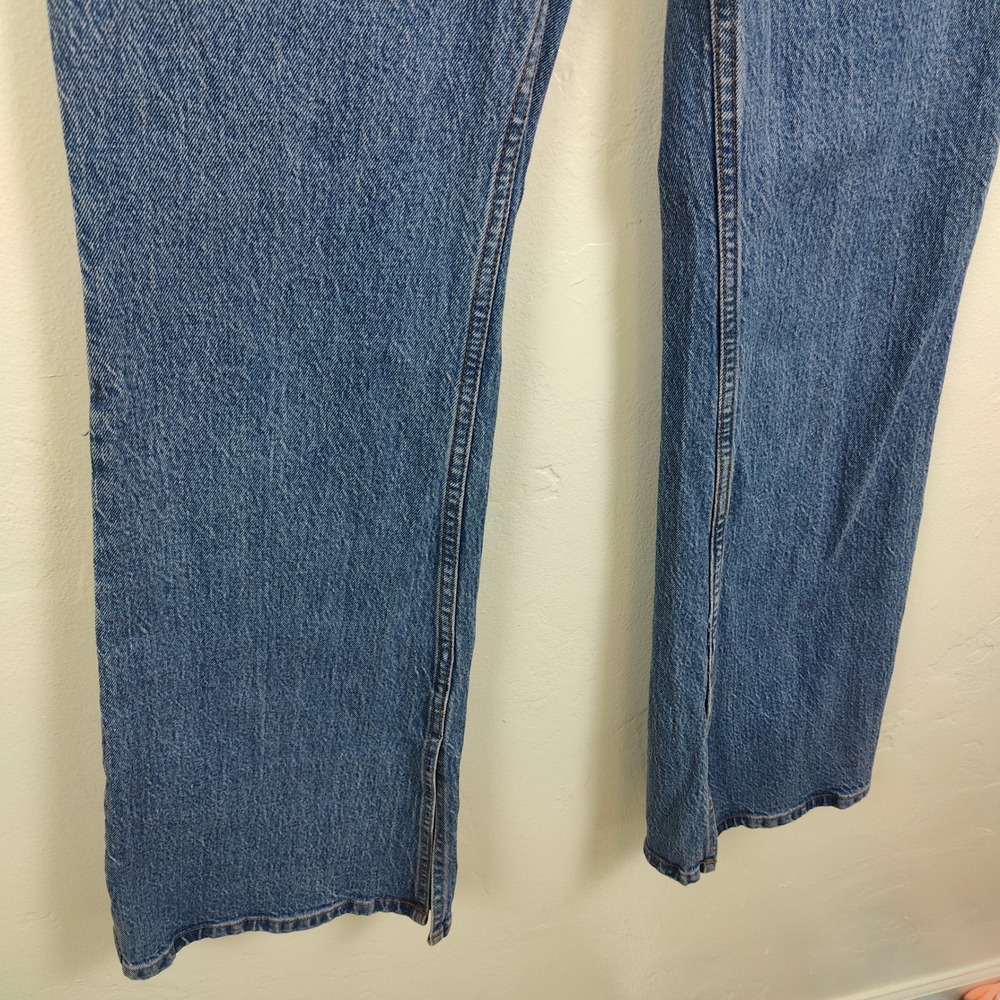 Abercrombie & Fitch The Vintage Flare Jeans Womens 4L 27 Long Blue High Rise - Picture 3 of 13
